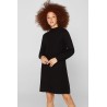 Robe-pull à manches ballon, 100 % coton
