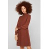 Robe-pull à manches ballon, 100 % coton