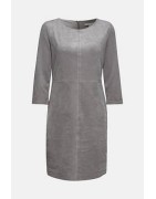 Robe stretch en similicuir